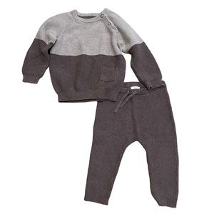 C&A baby boy 2 piece knitted winter set